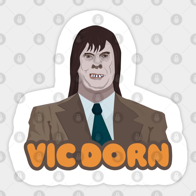 Vic Dorn- TV Sketch Monster - Loriot - TV Kult - Deutsch Sticker by Boogosh